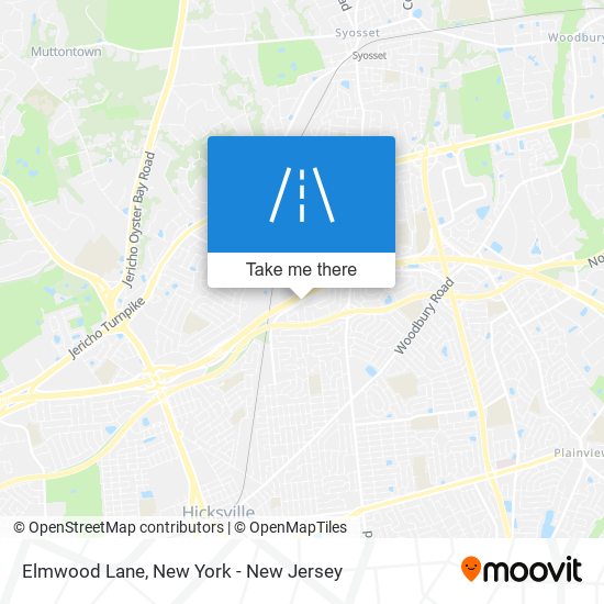 Mapa de Elmwood Lane