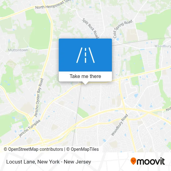 Locust Lane map