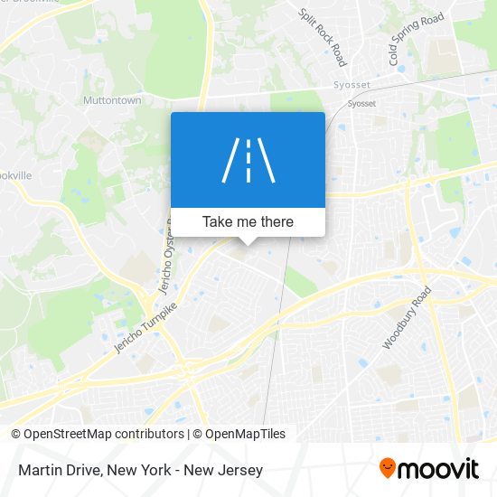 Martin Drive map