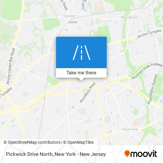 Mapa de Pickwick Drive North