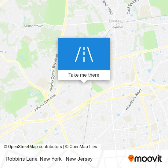 Robbins Lane map