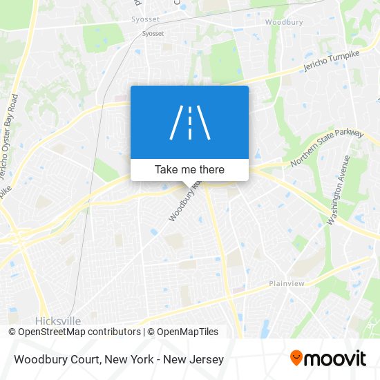 Woodbury Court map