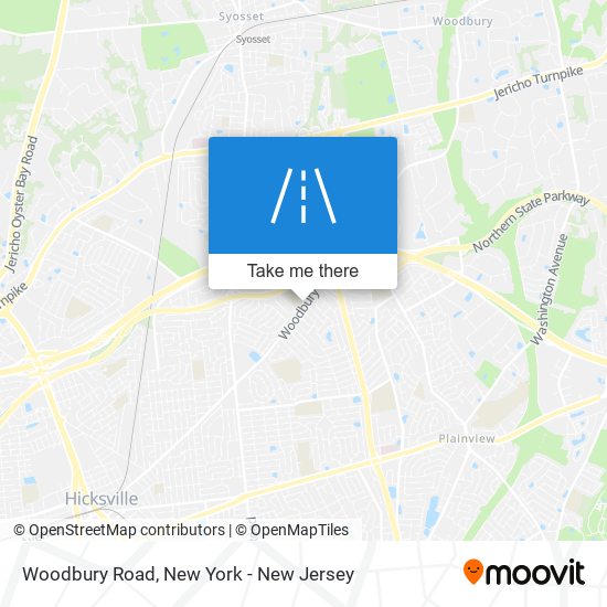 Woodbury Road map