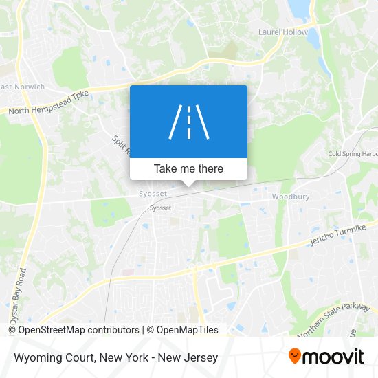 Mapa de Wyoming Court