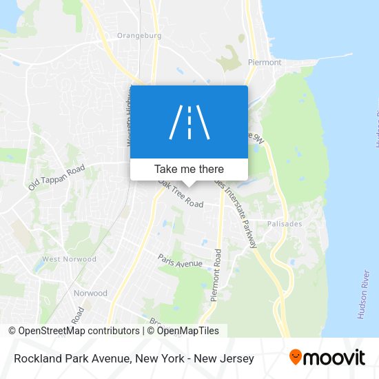 Mapa de Rockland Park Avenue