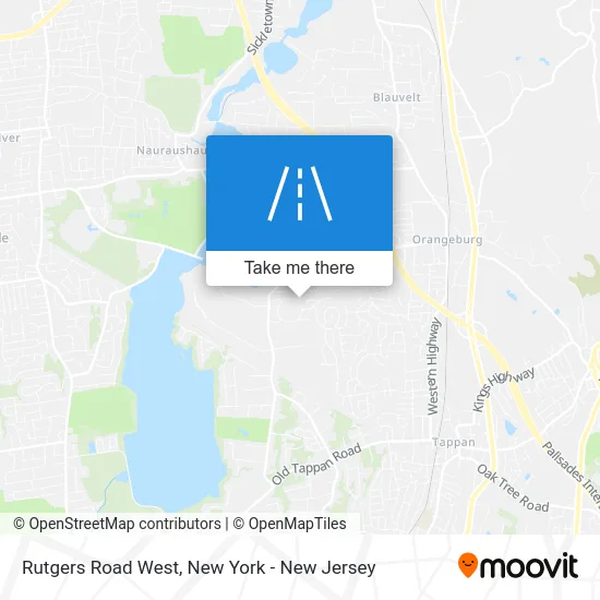 Rutgers Road West map