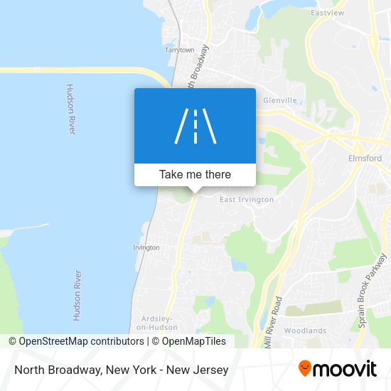 Mapa de North Broadway