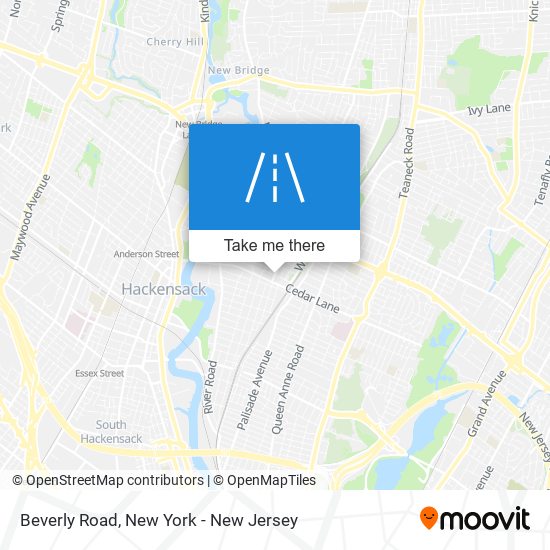 Beverly Road map