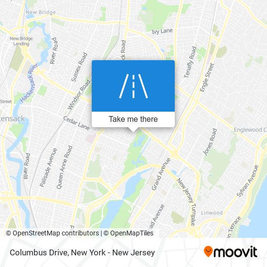 Columbus Drive map