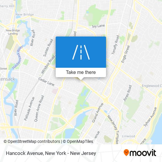 Hancock Avenue map
