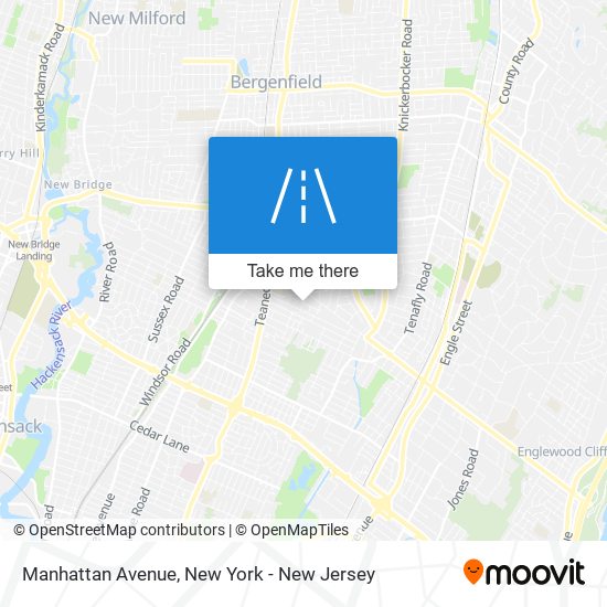 Manhattan Avenue map