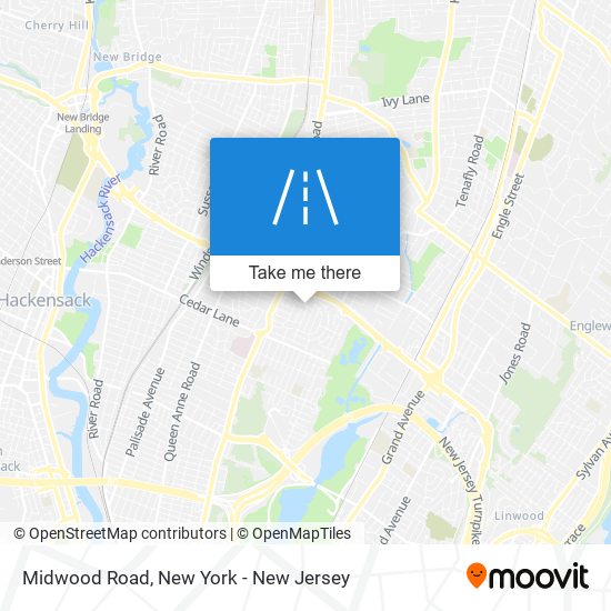 Midwood Road map