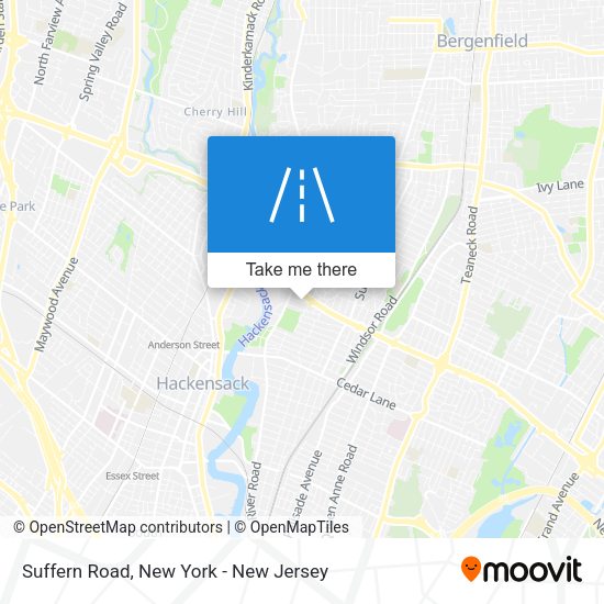 Mapa de Suffern Road