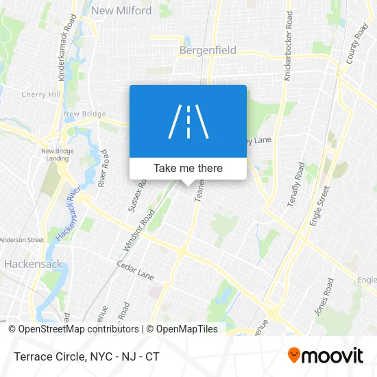 Terrace Circle map