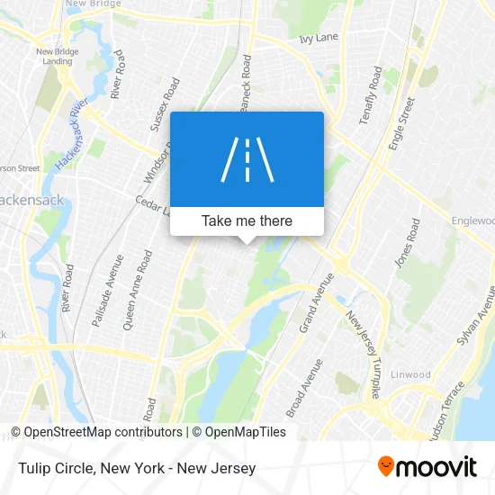 Tulip Circle map