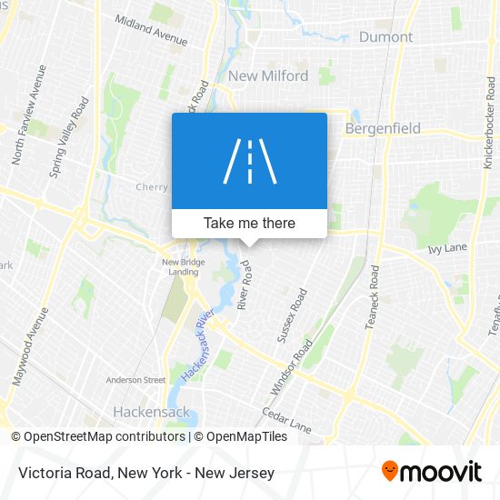 Victoria Road map