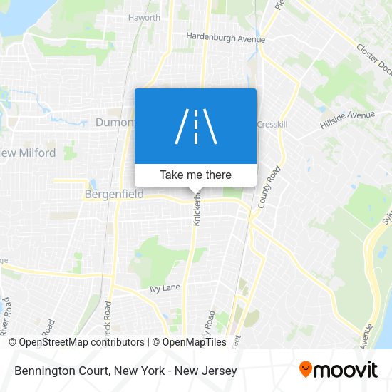 Mapa de Bennington Court