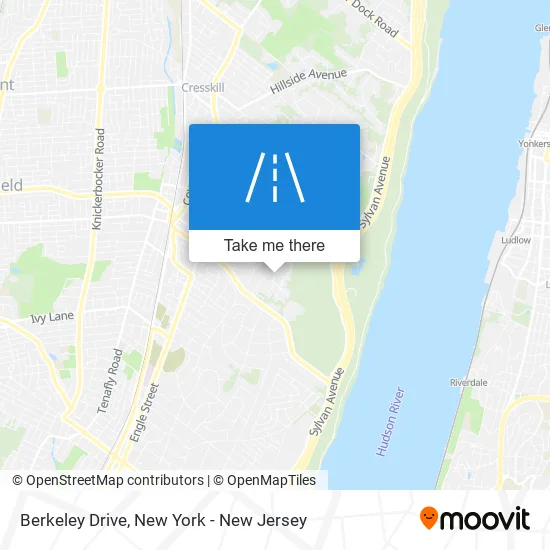 Berkeley Drive map