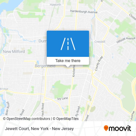 Jewett Court map