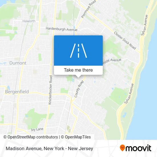 Madison Avenue map