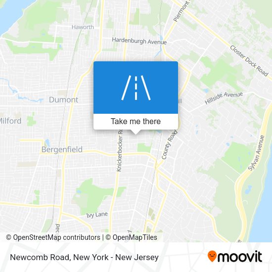 Mapa de Newcomb Road