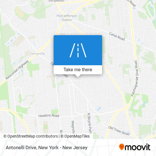 Antonelli Drive map