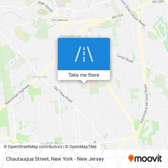Mapa de Chautauqua Street
