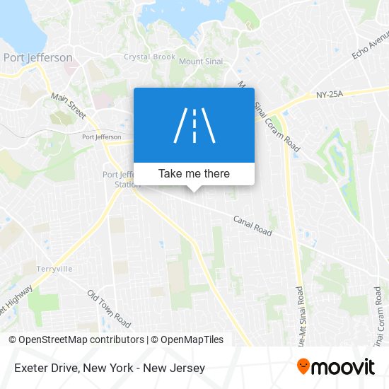 Exeter Drive map