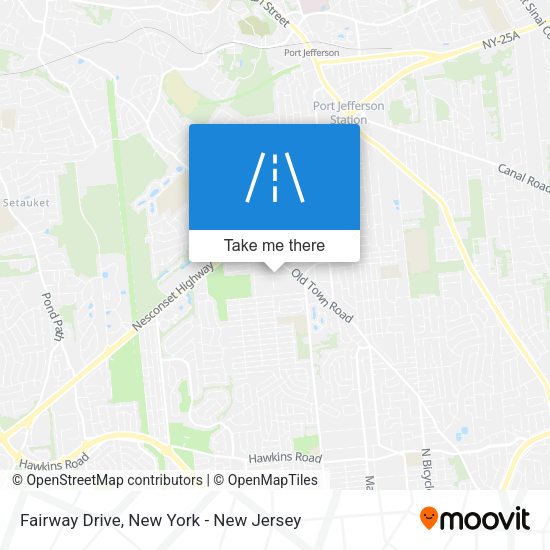 Mapa de Fairway Drive