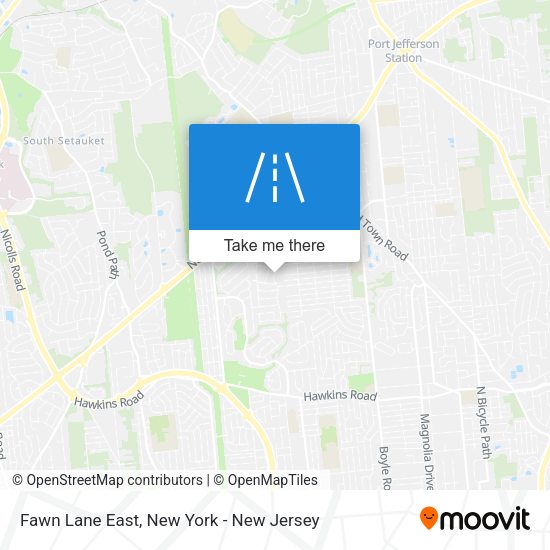 Mapa de Fawn Lane East