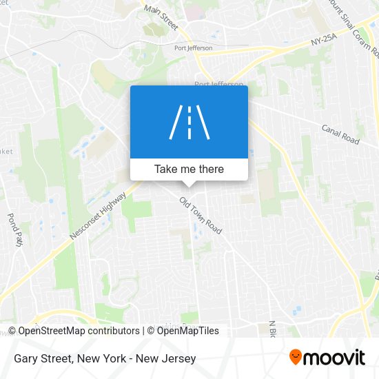 Mapa de Gary Street