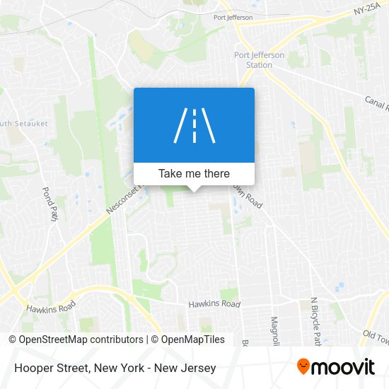 Mapa de Hooper Street