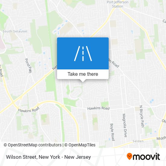 Mapa de Wilson Street