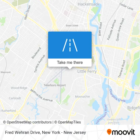Fred Wehran Drive map