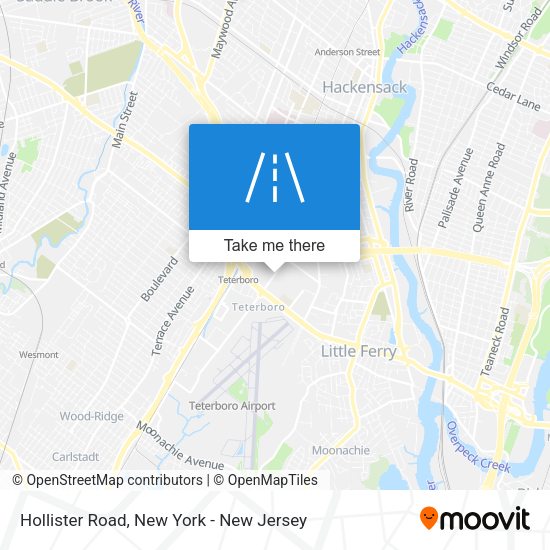 Mapa de Hollister Road