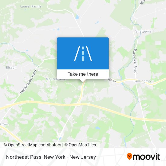 Mapa de Northeast Pass