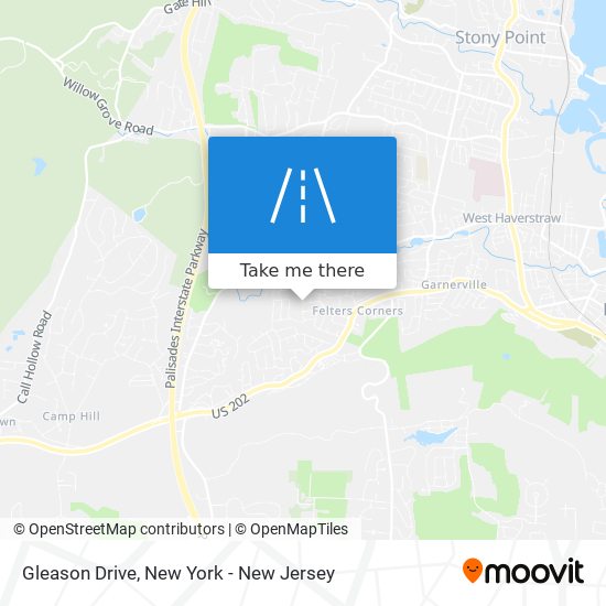 Gleason Drive map