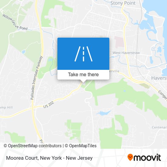 Mapa de Moorea Court