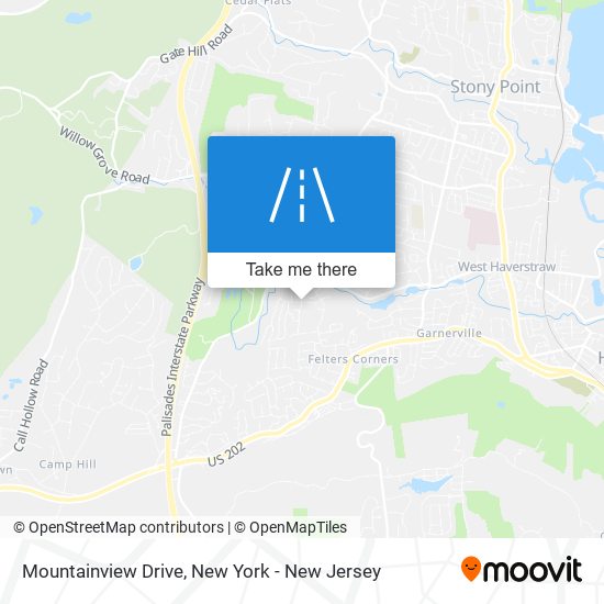 Mapa de Mountainview Drive