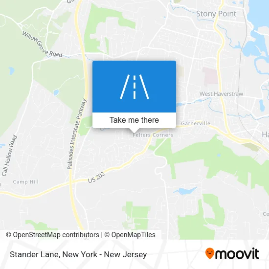Stander Lane map