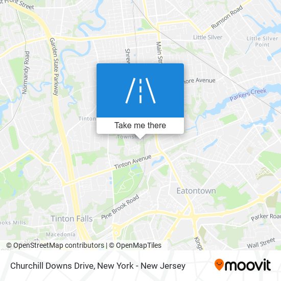 Churchill Downs Drive map