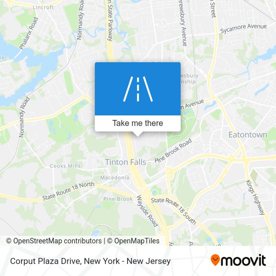 Corput Plaza Drive map