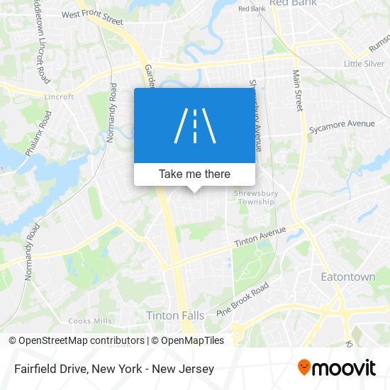 Fairfield Drive map