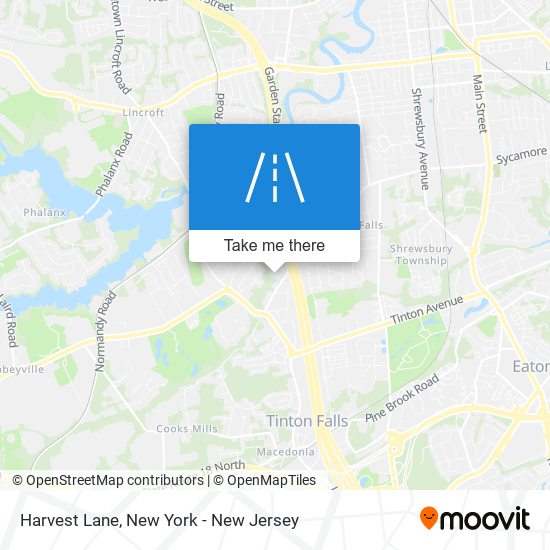 Mapa de Harvest Lane
