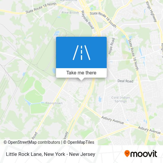 Mapa de Little Rock Lane