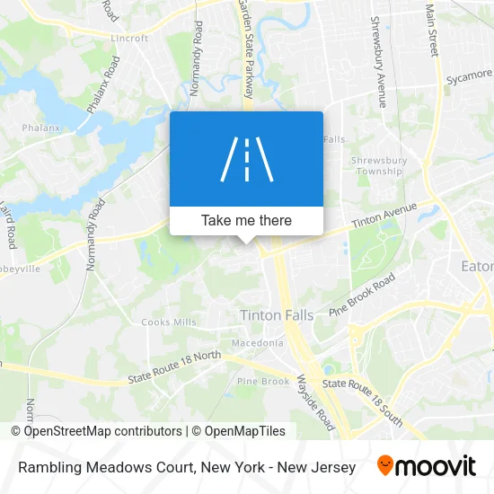 Rambling Meadows Court map