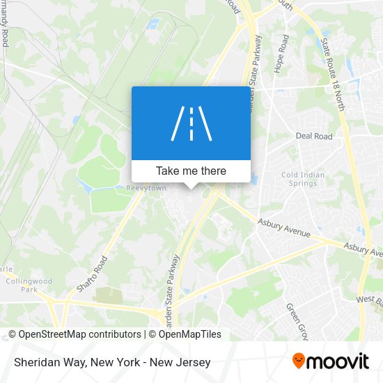 Mapa de Sheridan Way
