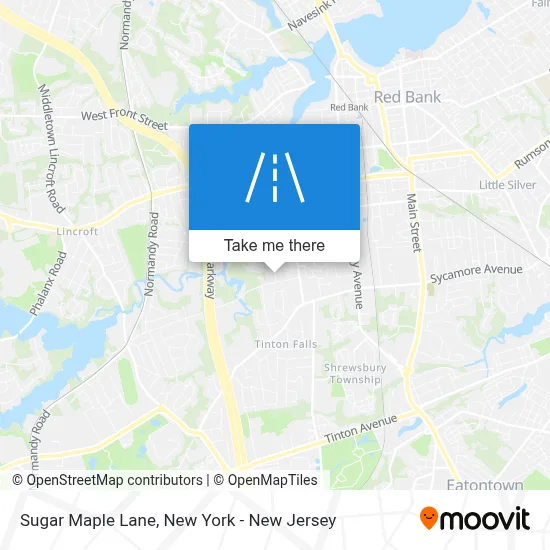 Sugar Maple Lane map