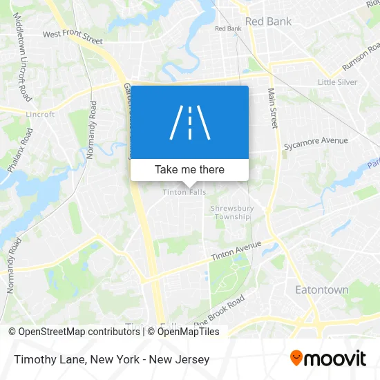 Timothy Lane map