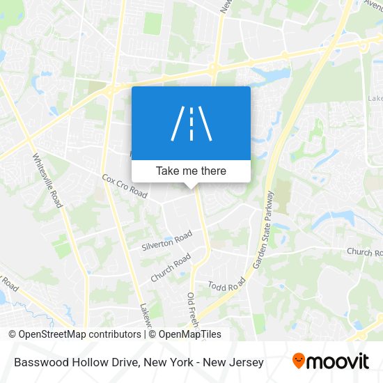Mapa de Basswood Hollow Drive